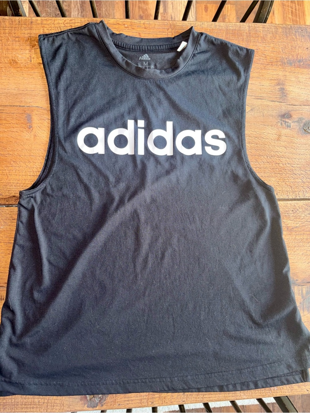 adidas Women Black Sleeveless Dash Tank Top
